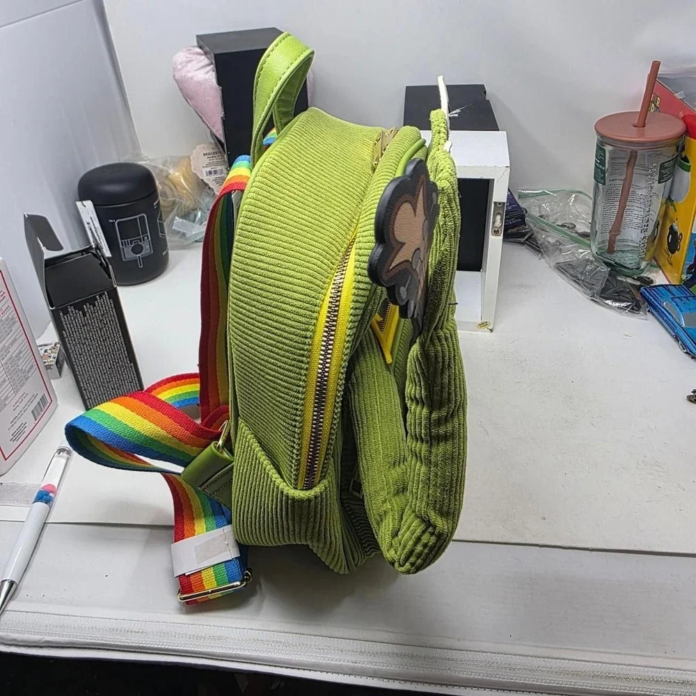 Her Universe Disney Kermit The Frog With Banjo Corduroy Mini Backpack Pride